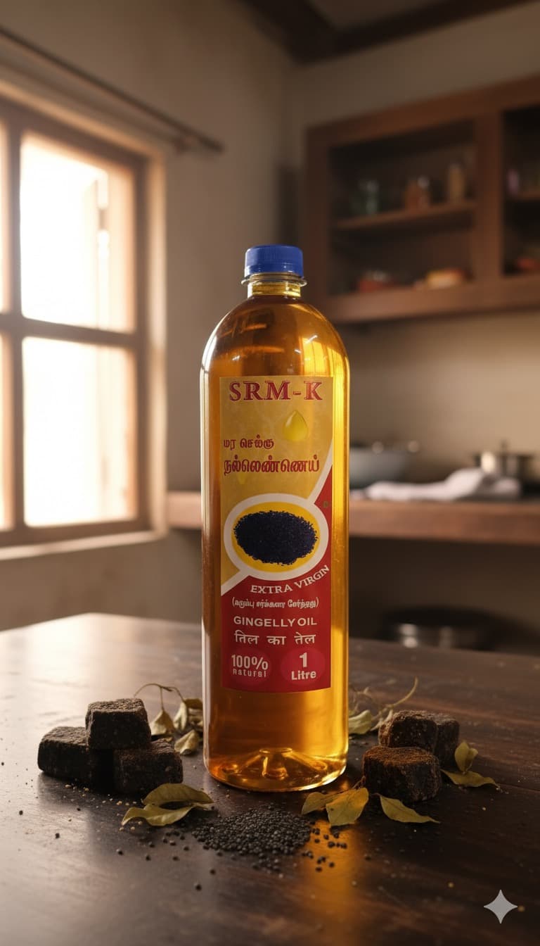 எள்ளெண்ணெய் (கரும்புச் சேர்க்கப்பட்டது)